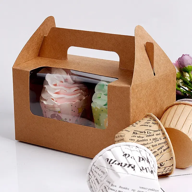 Professional customization of best-selling biodegradable packaged pastries, desserts, paper cups, and cake packaging boxes