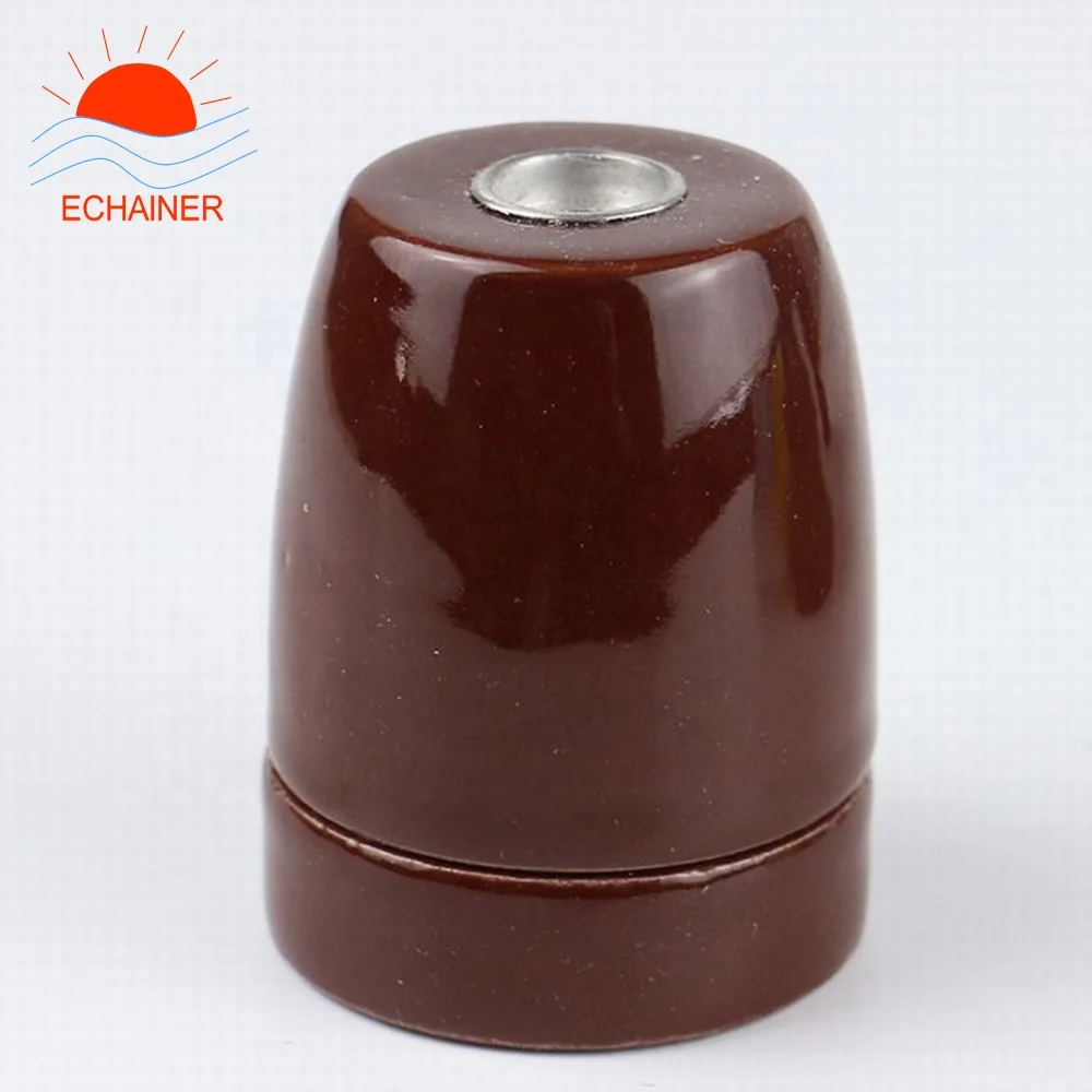 high quality colorful powerful E27 ceramic lamp socket holder converter