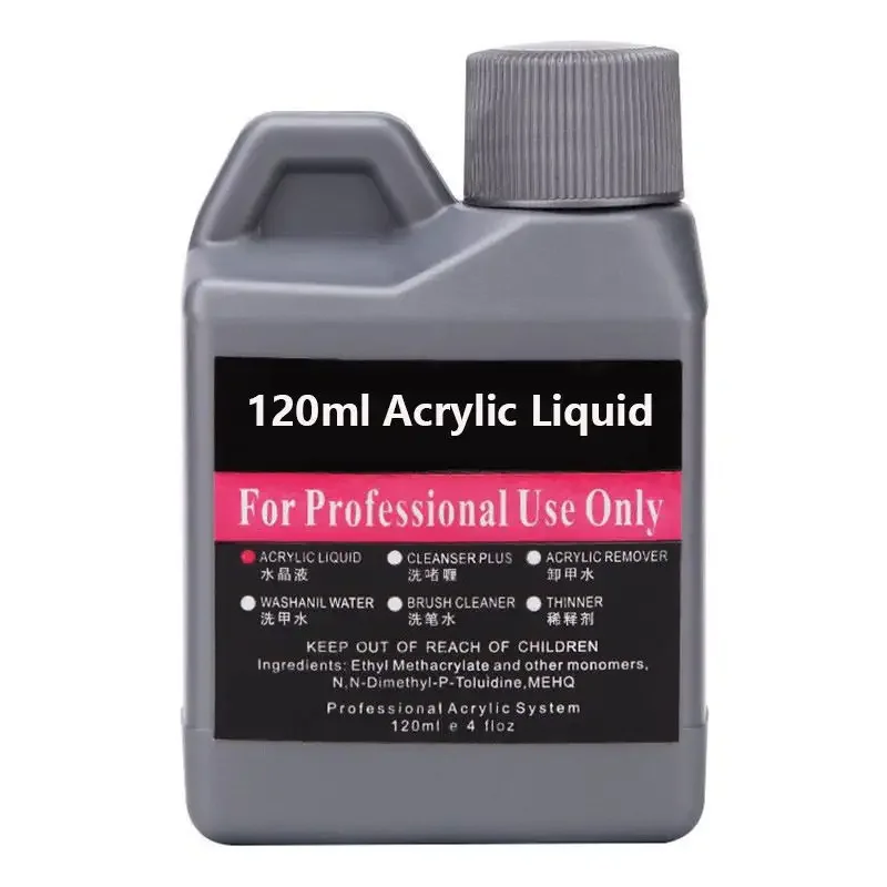Oem Quick-dry 120ml Acrylic Monomer Ema Liquid Acrylic Liquid Monomer Nail Liquid For Acrylic Powder