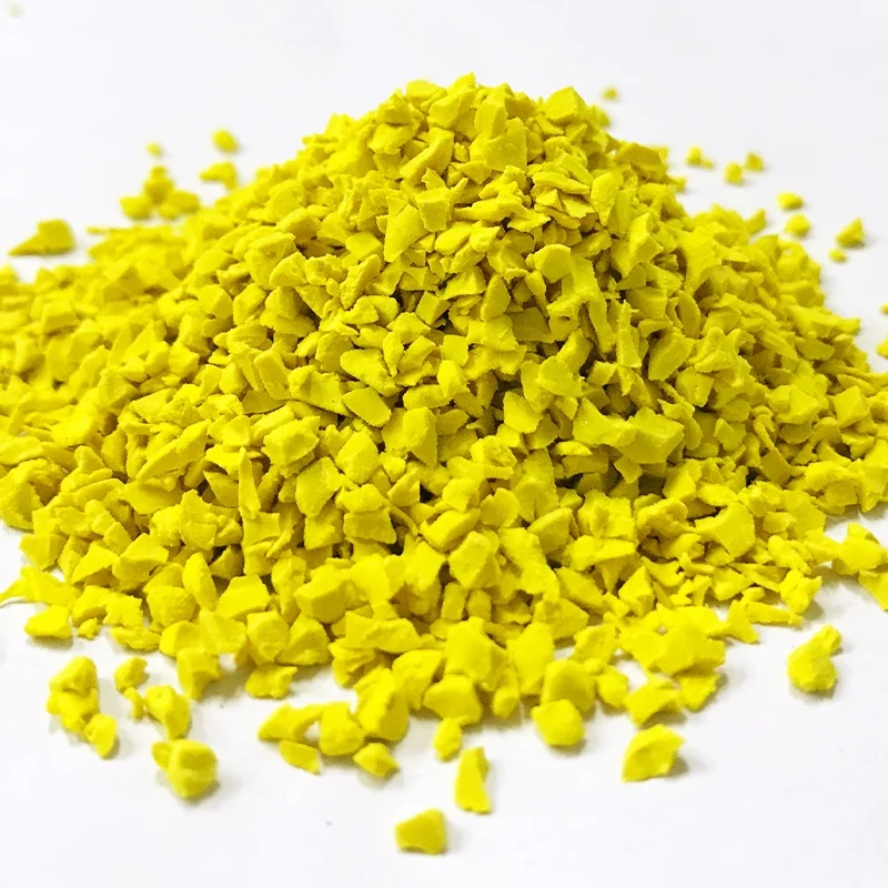 
Factory Non-toxic rubber granules UV resistant SBR/EPDM rubber granules shock absorption EPDM granules for outdoor playground 