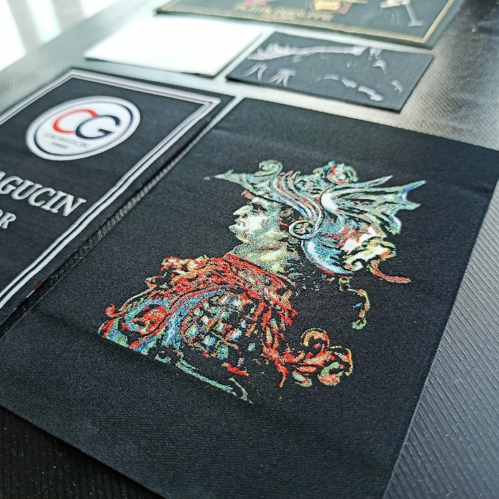 Cloth Custom Eco Friendly Woven Label for Clothing Shoes Jeans