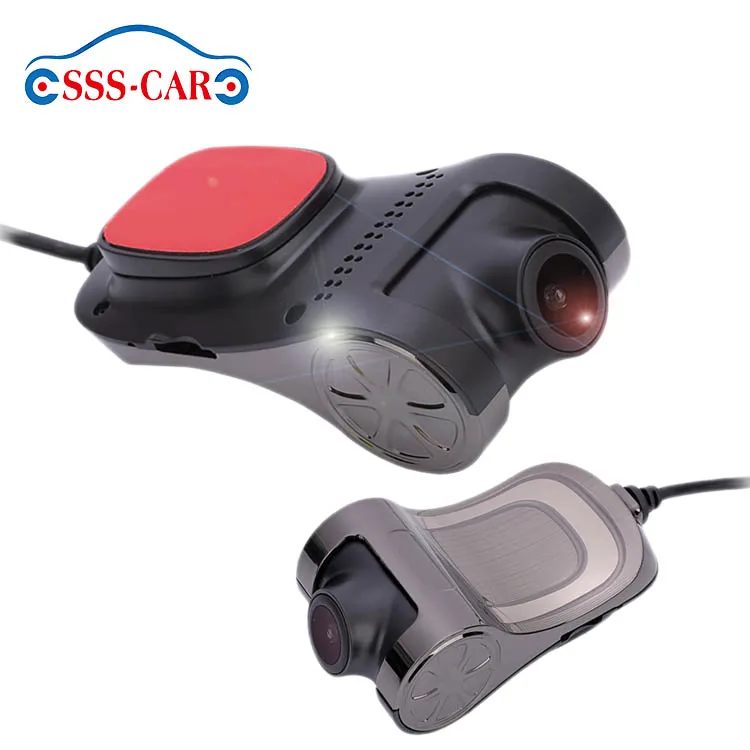 U6 Mini Car Black Box small Auto Video Recorder Usb dual lens Recorder Hidden Hd 2 channel toguard smart car usb dvr 1080p