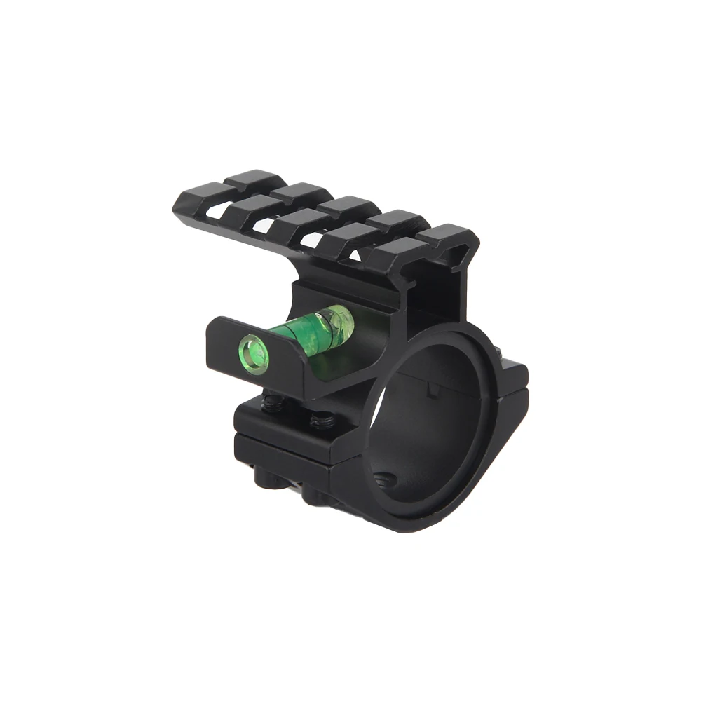 LUGER Bicycle Light Holder Flashlight Bracket Flashlight Torch Mount Clamp Lamp Clip Bubble Levels 30mm/25mm Accessories 4 Slots