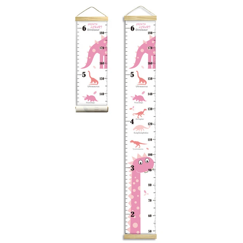 Growth Chart Wall Hanging, Portable Kids Wall Ruler Removable Height Measure Chart for Kids Growth Ruler from Baby to Adult