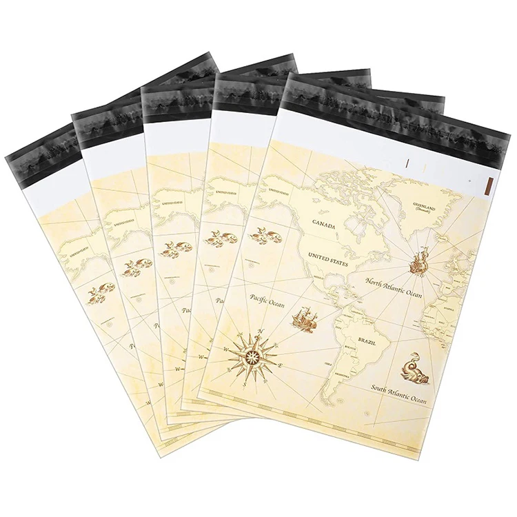 US Warehouse Cheap Shipping Thank You Poly Mailer Bag Custom LOGO Printed Pink Packaging Polymailer Mailing Bag with Handle