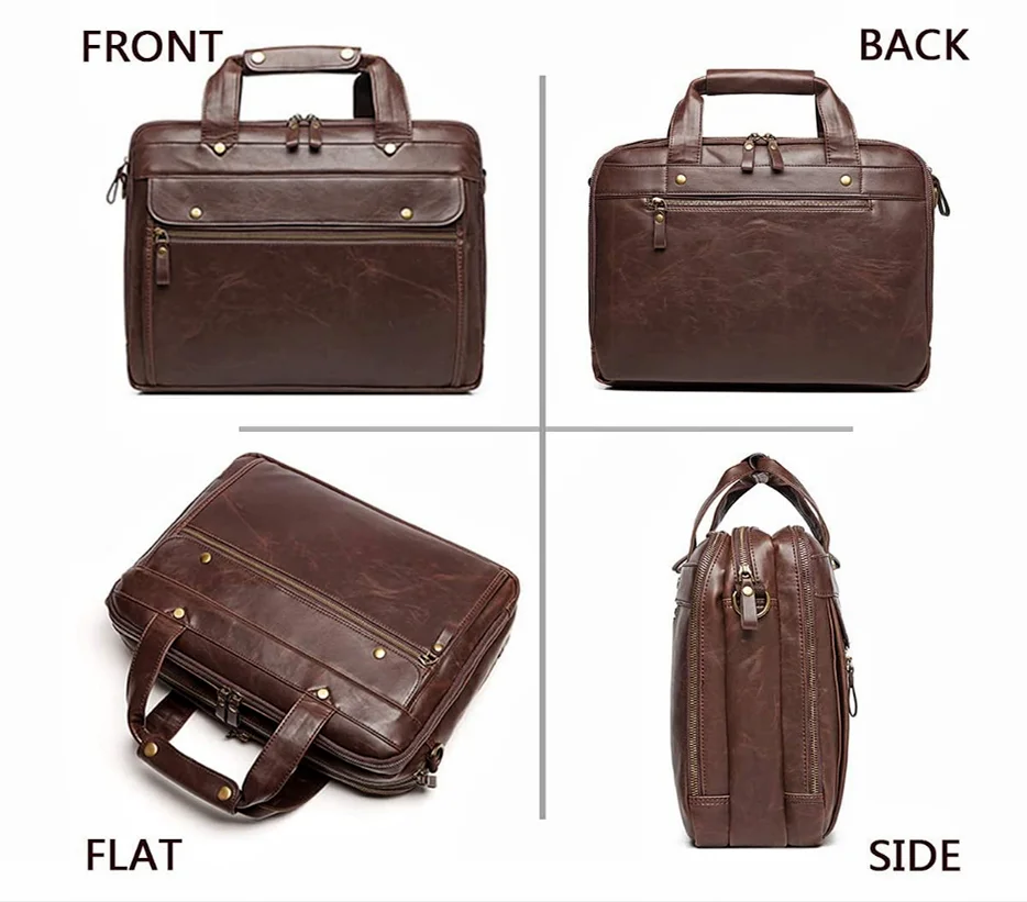 New Arrival Factory Custom Briefcase Shoulder Bags For Men Waterproof Business Laptop Bag Large Capacity Handbag