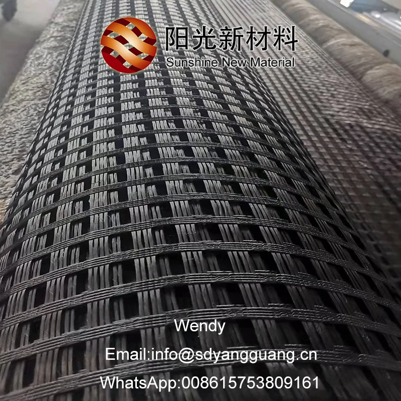 50Kn 100Kn 200Kn Biaxial GlassFiber geogrid
