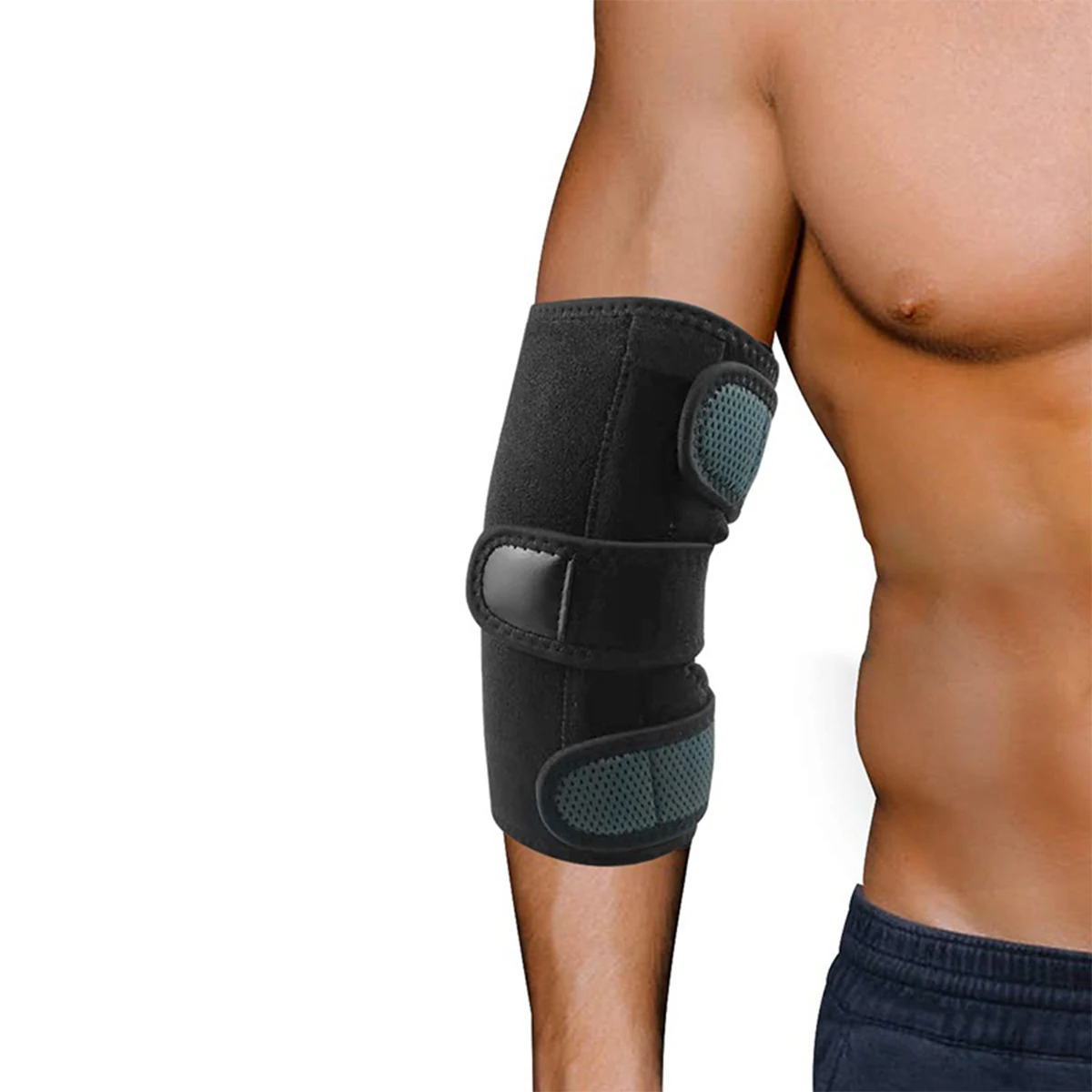 Sports elbow protector  Aluminum bar stabilized arm  Pressure fixed arm  Ventilate and support the sports wrist guard