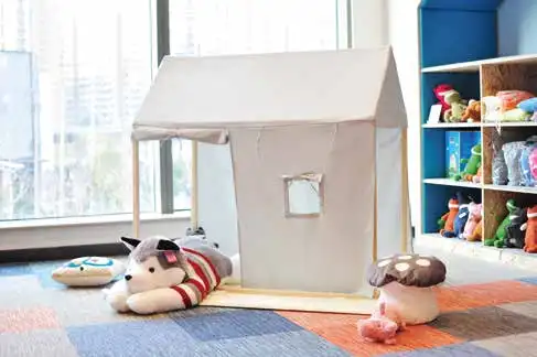 Asweets Balear House детская палатка вигвам для детей белый хлопчатобумажный холщовый игровой