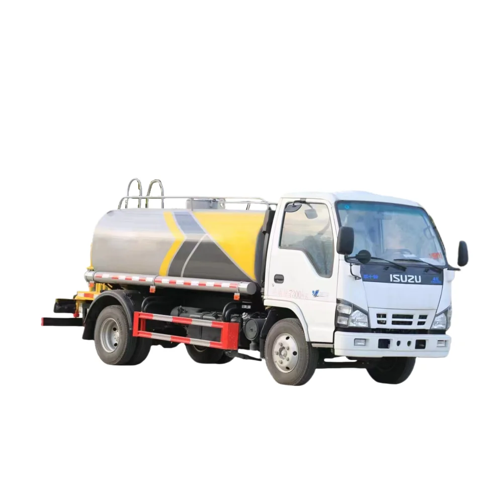 Грузовик с водяным баком isuzu Shacman 4x2 евро 3 стандарт выбросов 5 м3