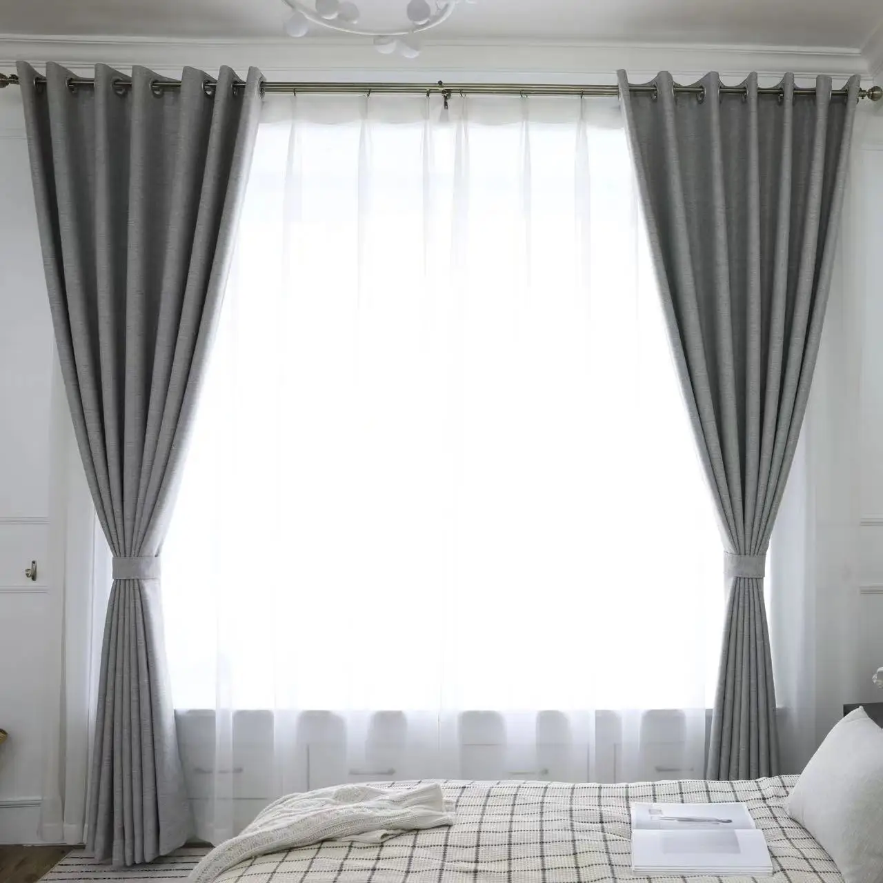 Blackout Curtain High Quality Wholesale Luxury Linen Blackout Curtains For The Living Room