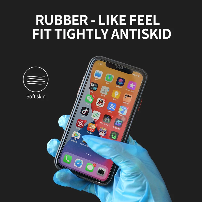 
Hot Sale food grade powder free BBQ Hybrid latex free disposable glove for food 