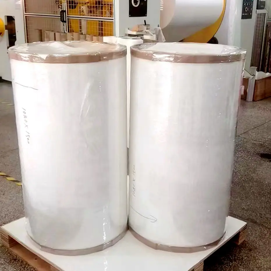 SZJOHNSON Good quality shipping label 80gsm Semigloss paper with Acrylic labels stickers self-adhesive label paper