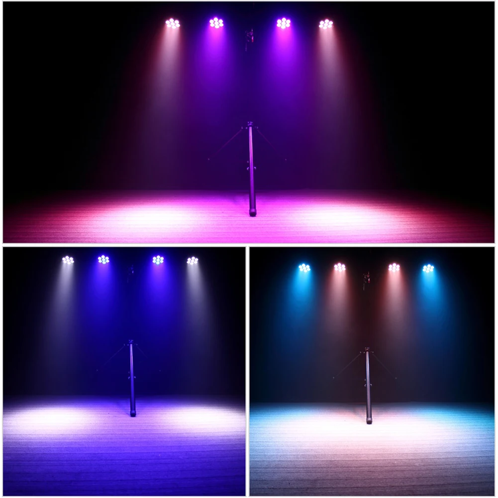  U`King 7 LEDs 105W RGBW Stage Lights Shaking Head DJ Shows Disco Bar Lighting Beam