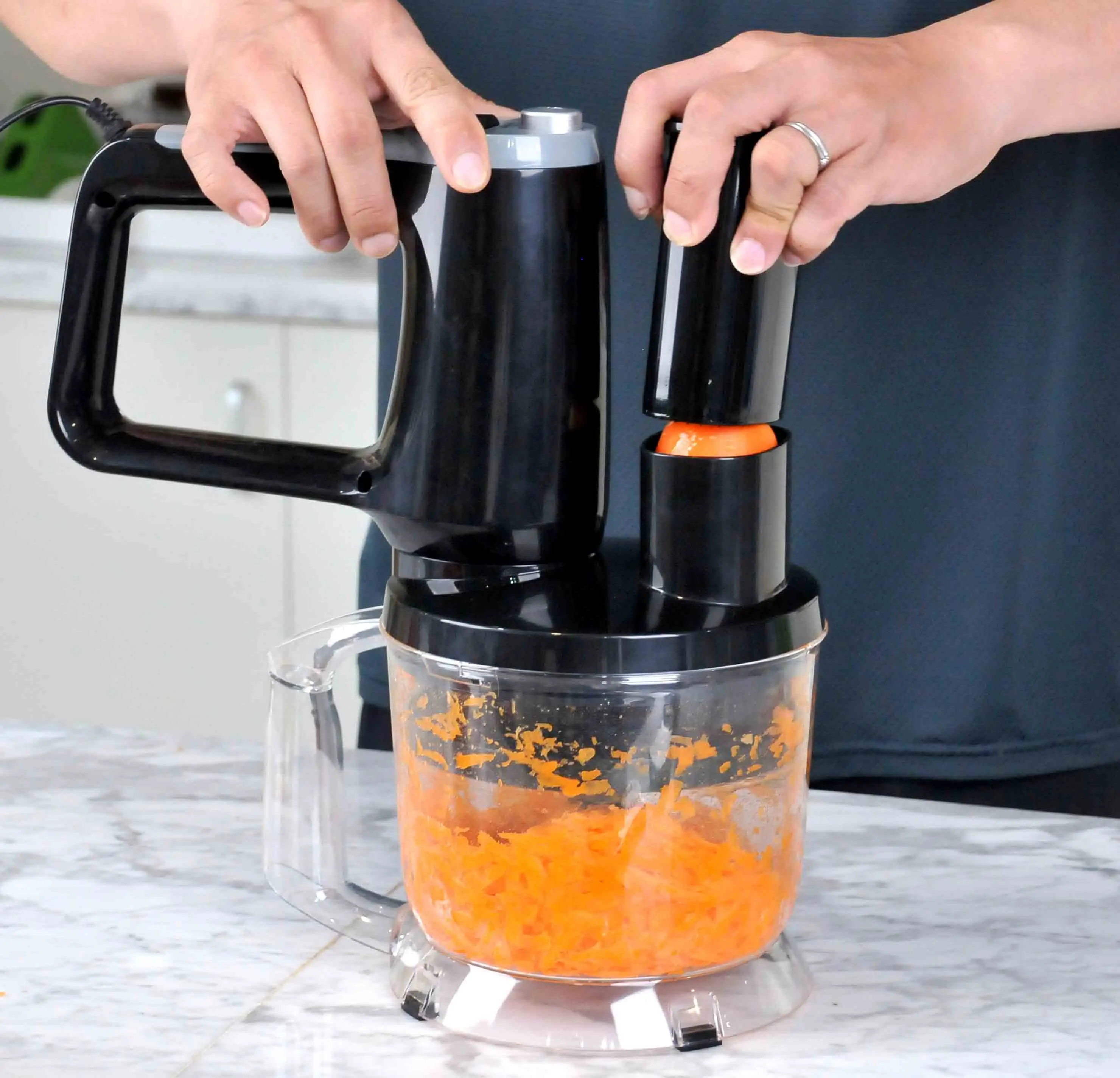 Prep Food Processor Chopper for  Slicing, Shredding, Mincing, and Pureeing, Vegetables, Meat, Grains, Nut Blender