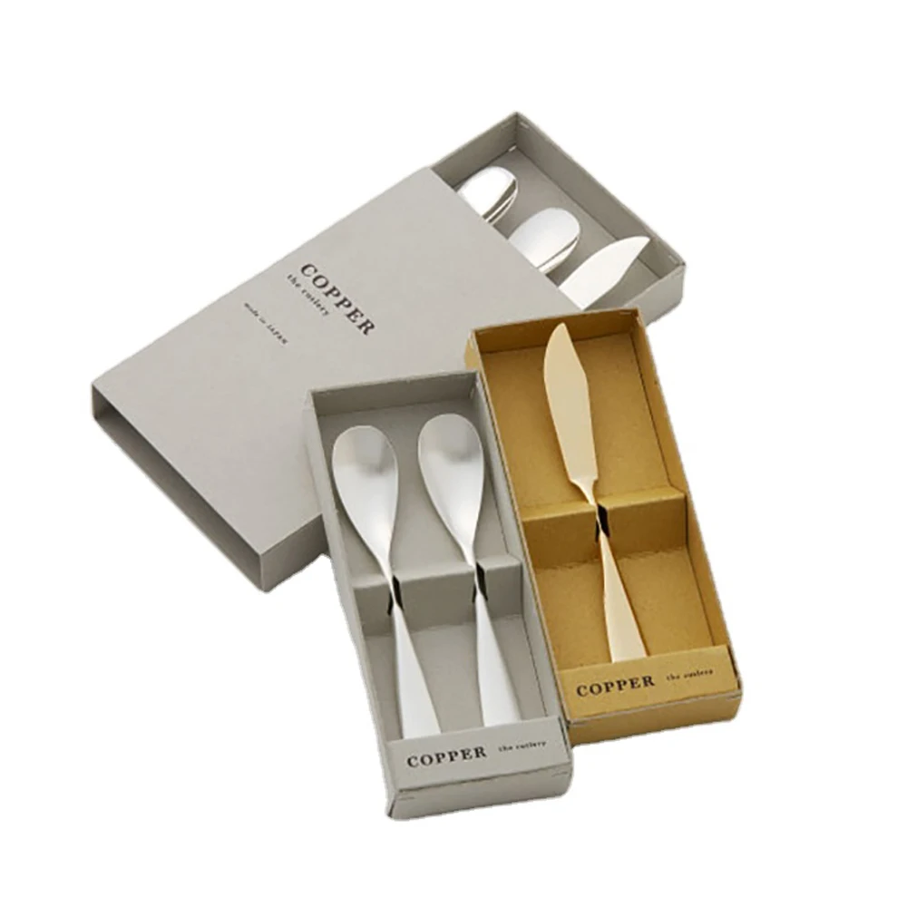 Japan AZUMA high quality attractive design copper cutlery for gift
