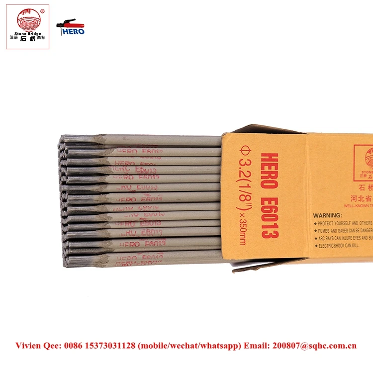 Stone bridge hero Welding Rod electrode E6013 E7018 E7014 Welding Rod Solution Hero E6013
