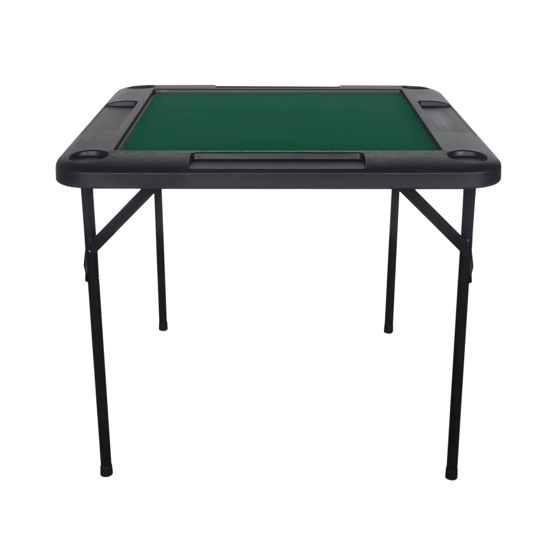 Black color Metal Plastic Domino Card Table Supplier from China