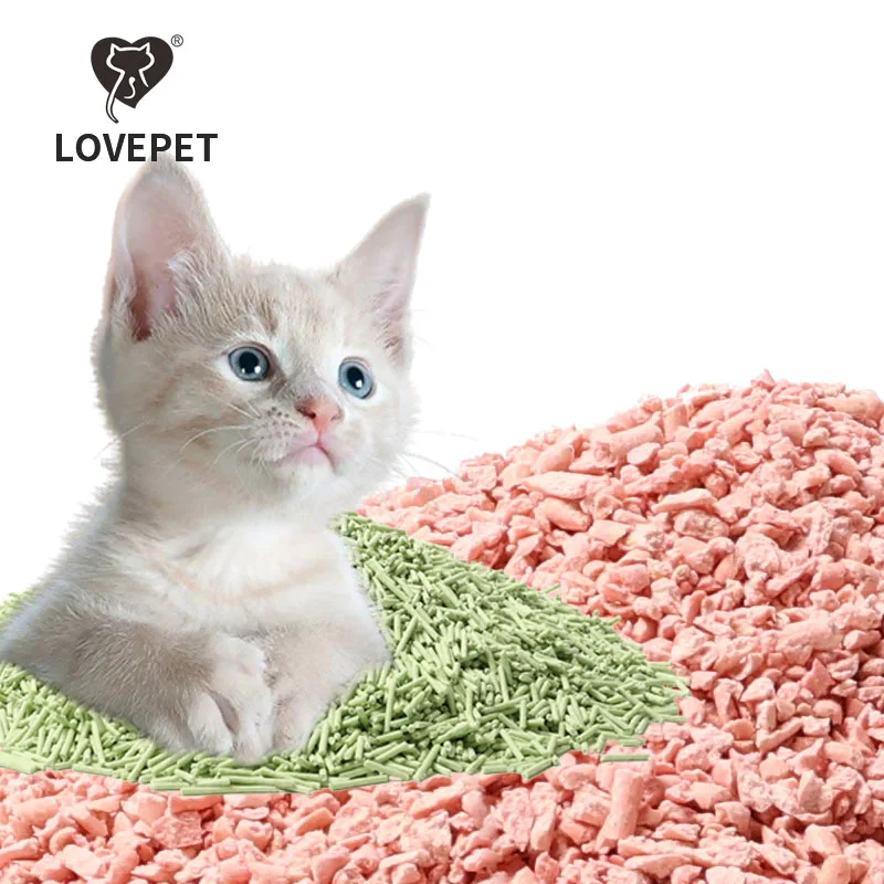 Lovepet Tofu Cat Sand Factory Supply наполнитель для кошачьего туалета