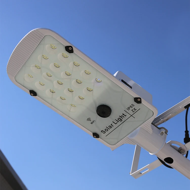 Solar Power CCTV Mini Camera Garden Light 100W Wifi Cellphone V380 Control Smart Light