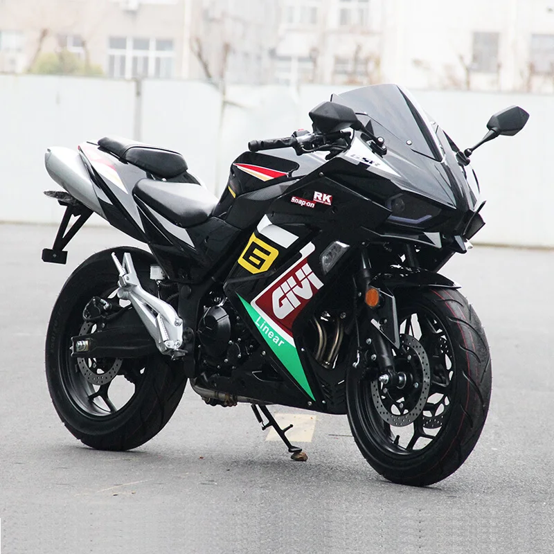 China motorcycles sale 400cc double-cylinder racing motorcycles off road motorcycle for adults