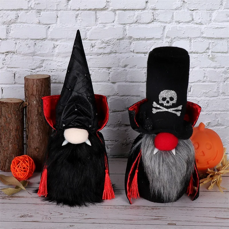 Creative Glow Faceless Doll and Candy Jar Halloween and Christmas Decoration Supplies Festive Atmosphere Gift Box