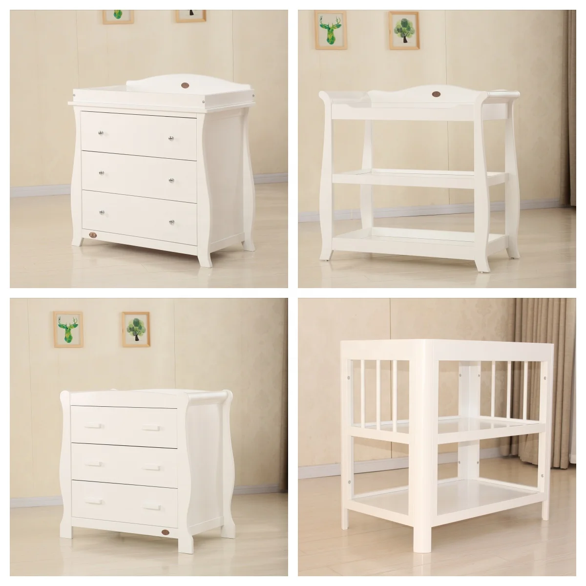 New wholesale price low price for sale clear stock baby diaper changing table with drawer  table cheap changing tables for baby