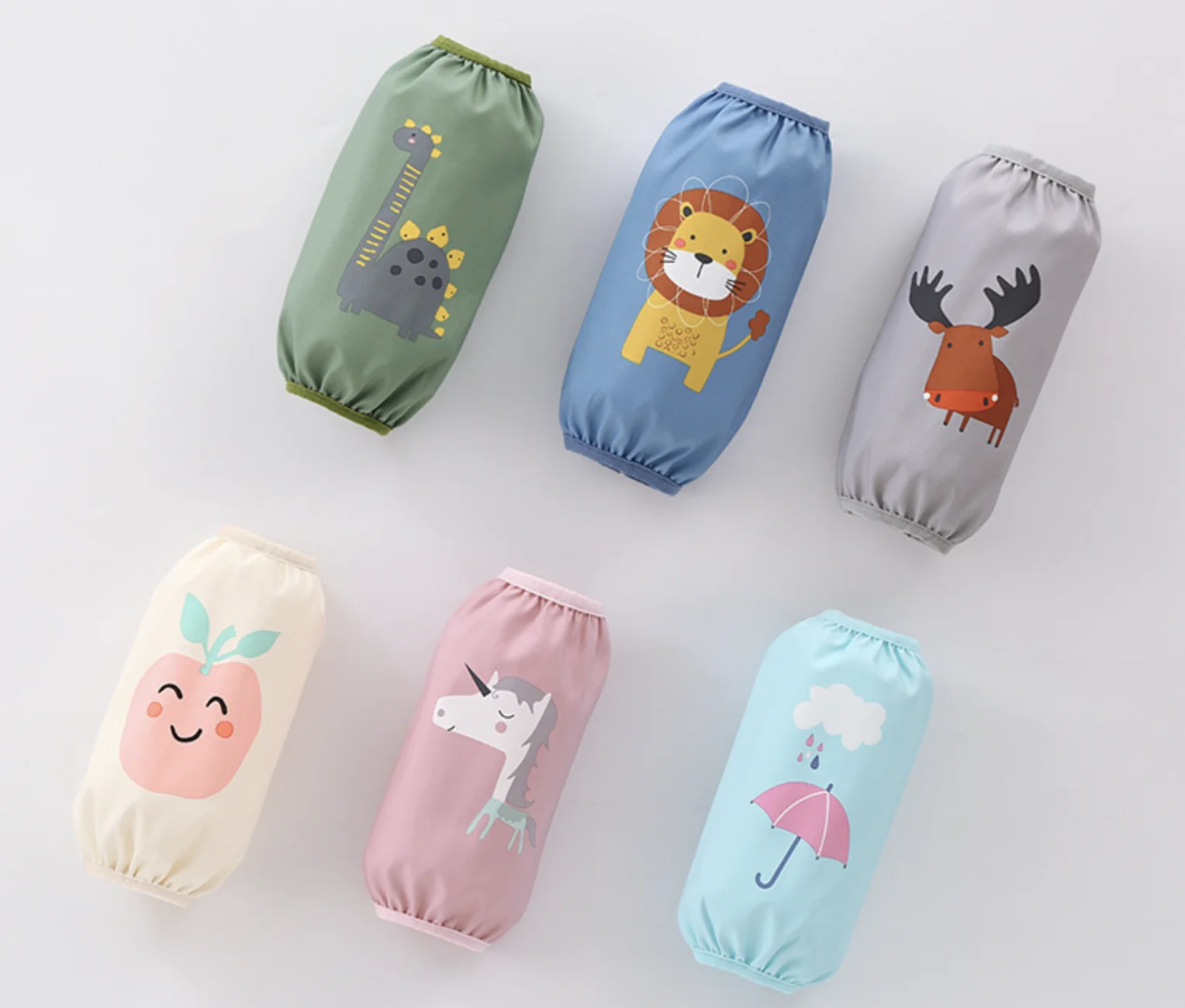 Custom Kitchen Cooking Baking Painting Boys Girls Waterproof Adjustable Straps 2 Pockets Multicolor Kids Chef Hat and Apron