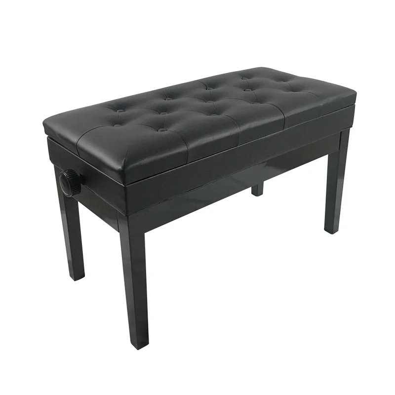Comfortable Adjustable Height digital piano bench stool pvc leather Piano Stool