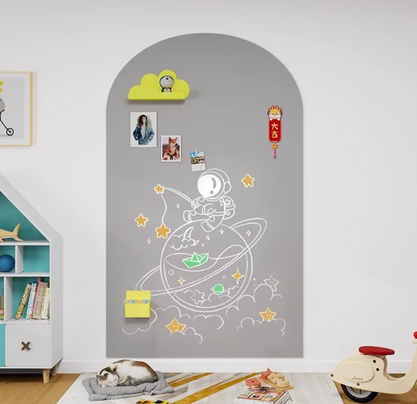 Blackboard Whiteboard Dry Erase Board To-Do Lists Custom Shape Self-Adhesive Magnetic Chalkboard for Kids