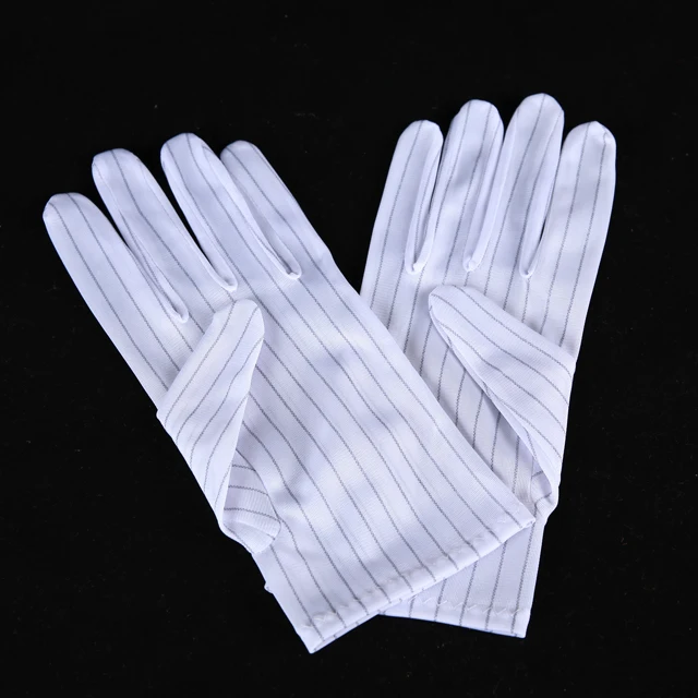 
 Одноразовые антистатические перчатки из полиэстера для контроля безопасности  