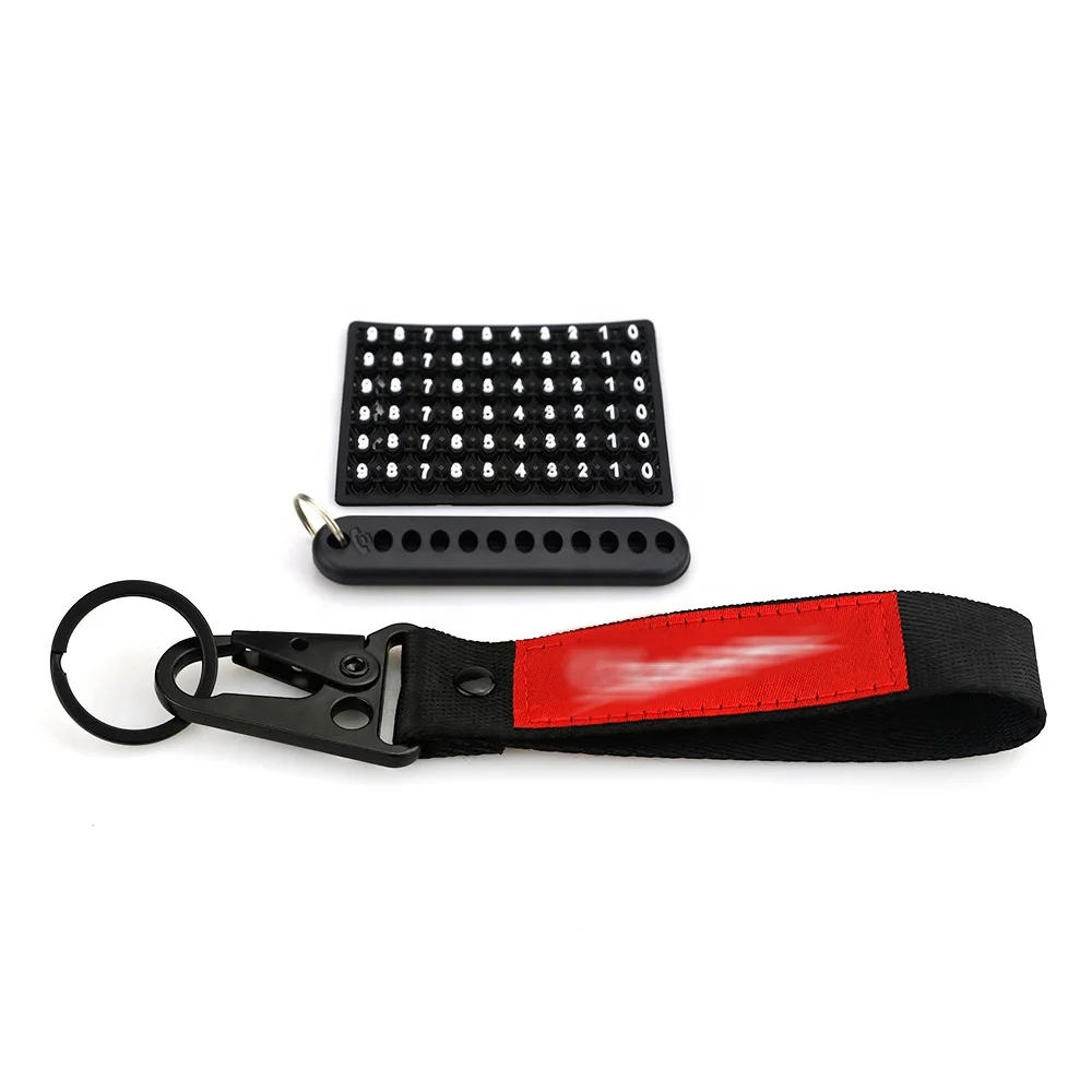 Motorcycle Buckle Embroidered Keyring Backpack Key Holder Keychain For Vespa GTS 250 300 Sprint Primavera GTV LXV 150 200 125