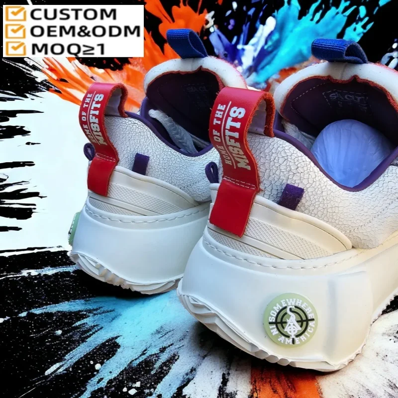 Custom Fashion Classic Shoes Men Hip Hop Shoes Fashion Clunky Sneakers for Men Casual Travel Mens Walking Shoes Low Top Sneakers