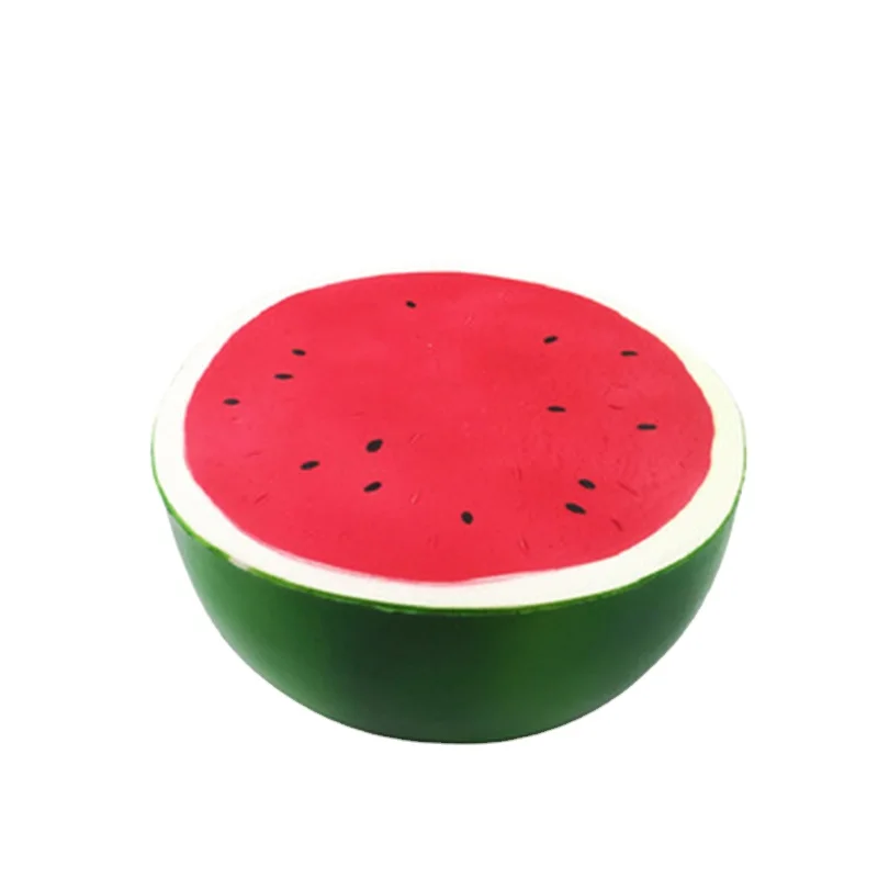 Hot sale Jumbo Slow Rising Kawaii PU Foam Squishy Watermelon Fruit Toy for Kid