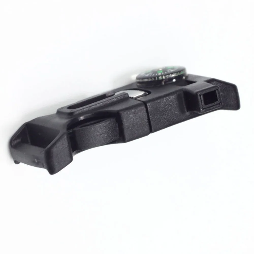 High Quality Plastic Side Quick Release Buckle Paracord Compass Fire Starter Whistle Buckle