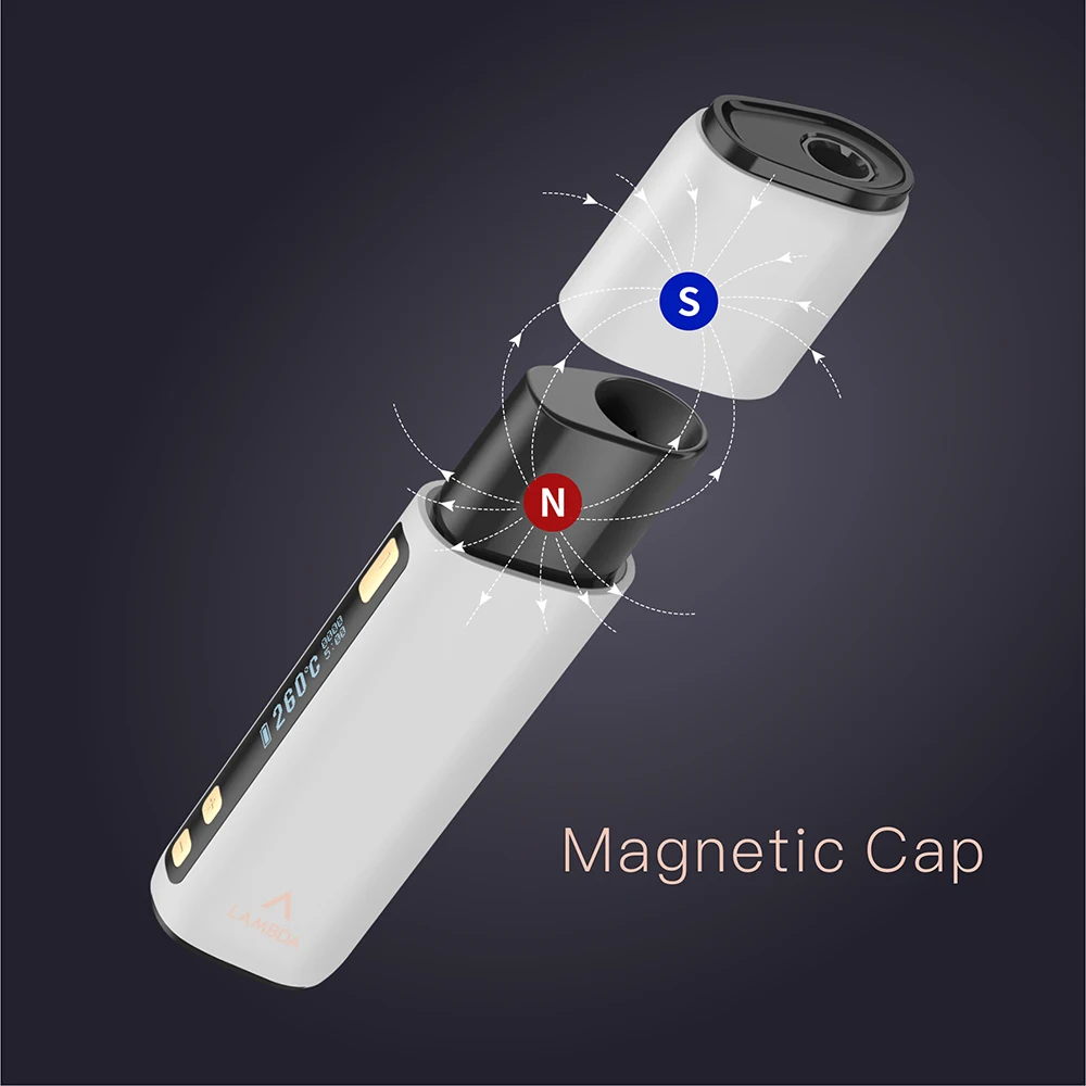 
Factory Price Heat No Burn Device LAMBDA CC OLED Tobacco Heated Tobacco Heating Device Not Burn Device 