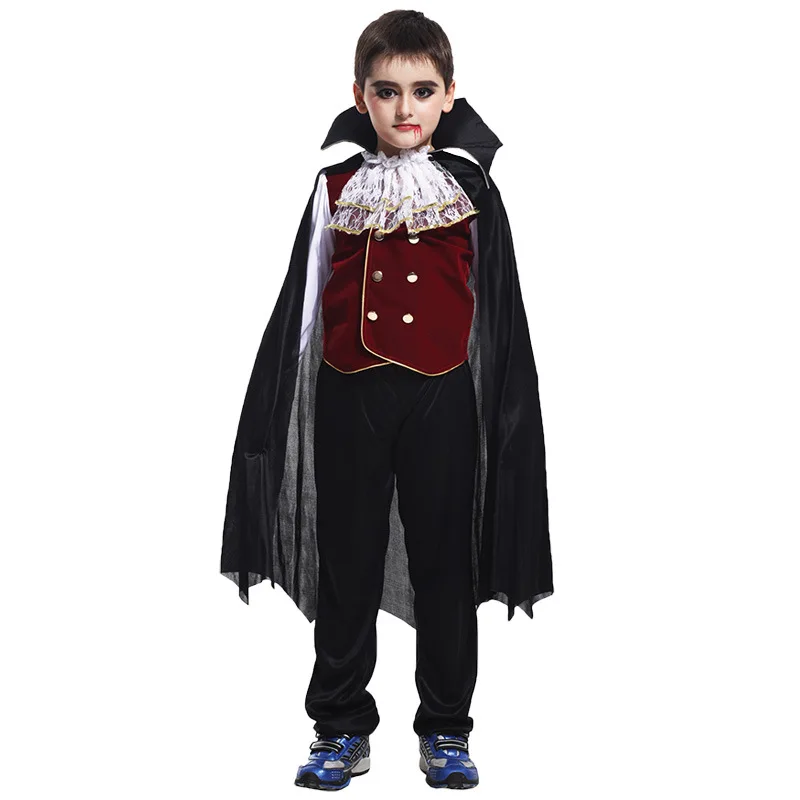 Wholesale Halloween Kids Clothes Boys Costume Outfit Pirate Garb Attire