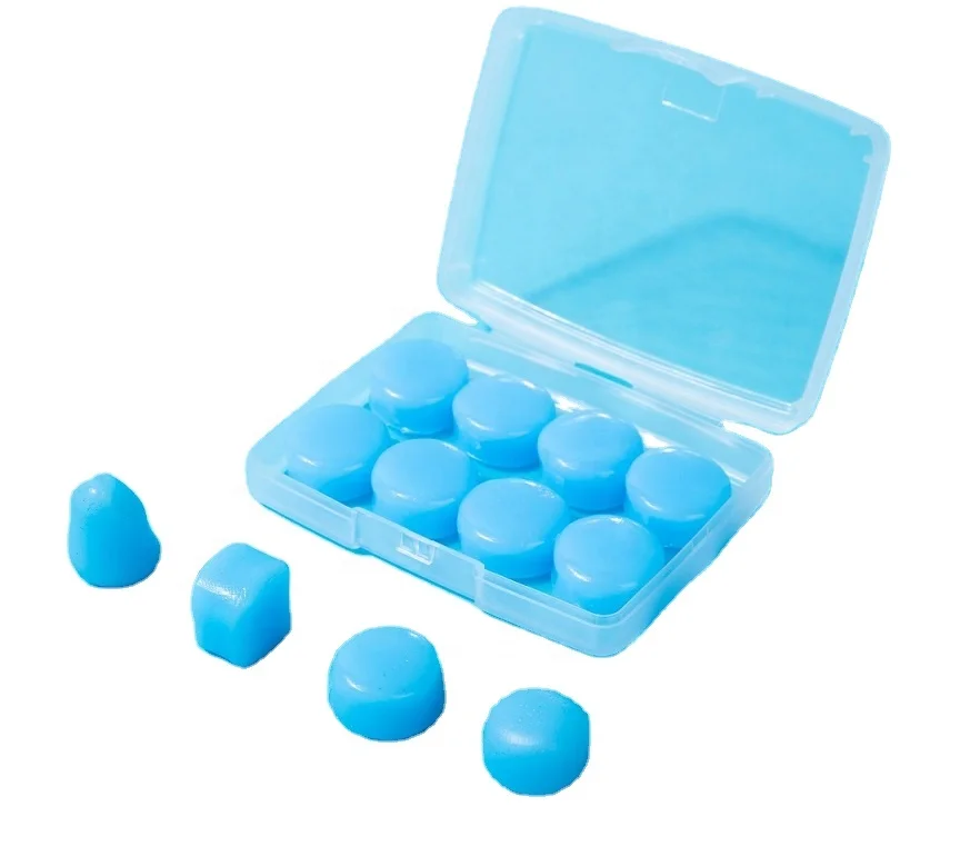 Wholesale Silicone Mud Earplugs Portable Soundproof Ear Plug for Noise Cancelling