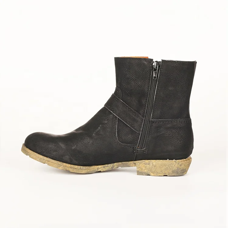 Autumn And Winter Ladies Casual Short  Black Boots Retro British Style Trendy Fashion Martins Boots