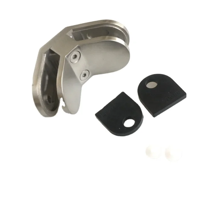 Stainless steel 316 glass to glass corner clamp for shower wall and pool fencing connection