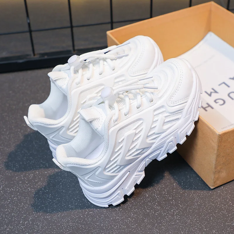 Wholesale Kids Sports Casual Shoes Children Student Tennis Running Walking Shoes Fashion Breathable Sneakers for Boys and Girls