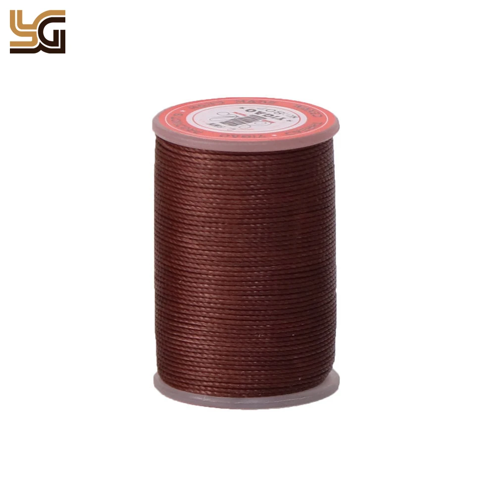 Waterproof Round Polyester wax thread 0.35mm Hand Knitting Lines Sewing Braided round Wax Thread hilo de coser a mano