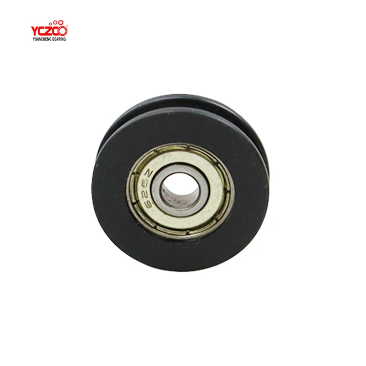 Nylon Roller H U V Groove Sliding Door System roller RD29 Long Life Plastic Glass Window Wheel PU Rubber Roller