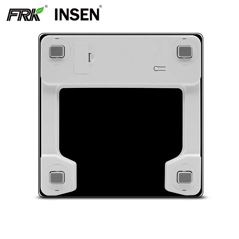 USB Rechargeable Battery Tempered Glass Body 180Kg 396Lb Weight Electronics Weighing Bathroom Scale