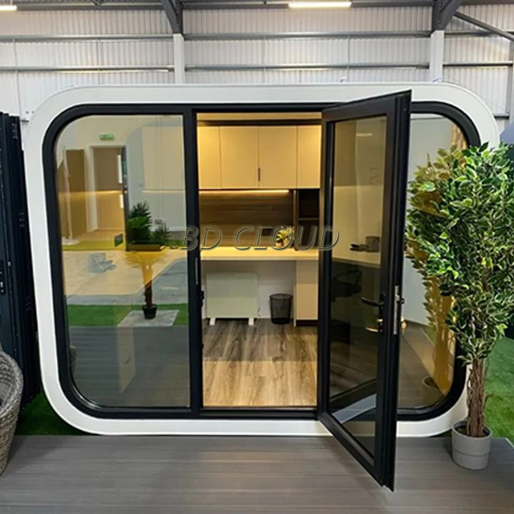 Soundproof Office Pod Sound Proof Modern Office Acoustic Soft Curved & Sofa For Team Collaboration