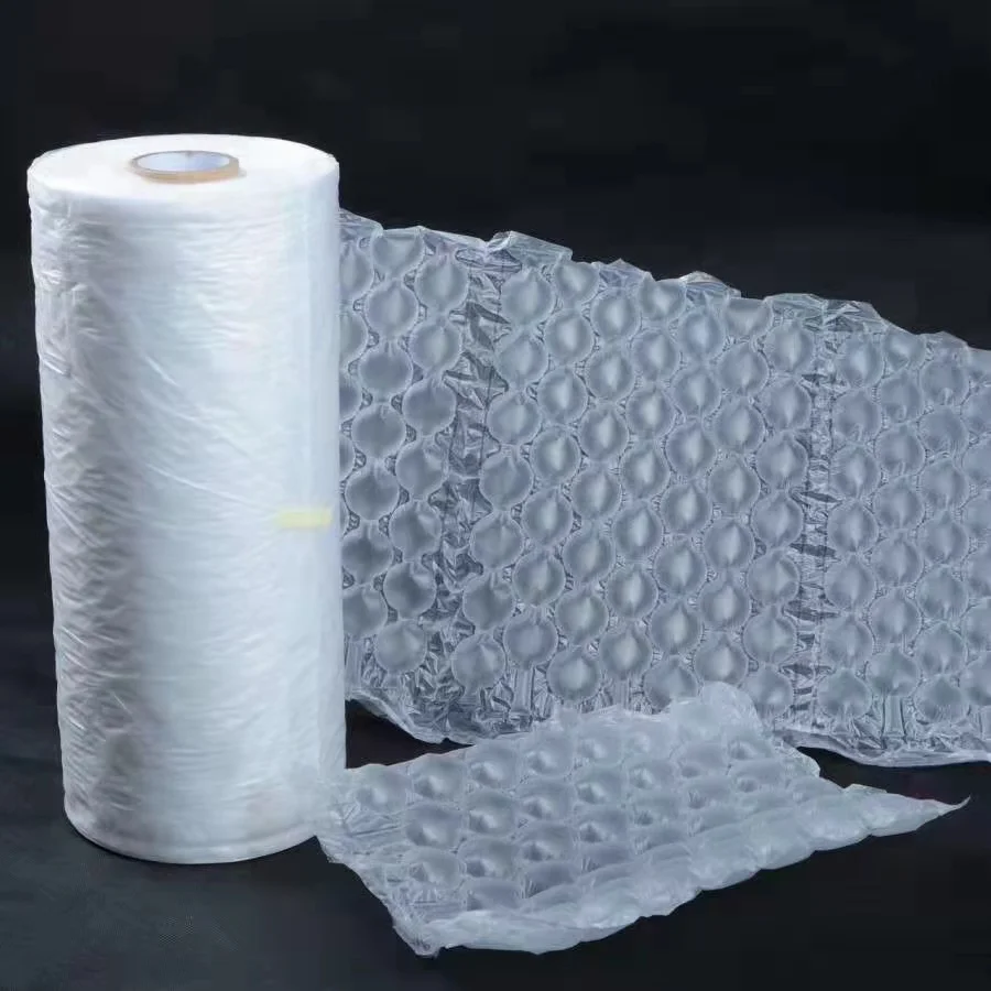 Air Column Wrap Roll Inflatable Air Filled Bags Packaging Film Bubble Cushion Wrap Air Column Roll