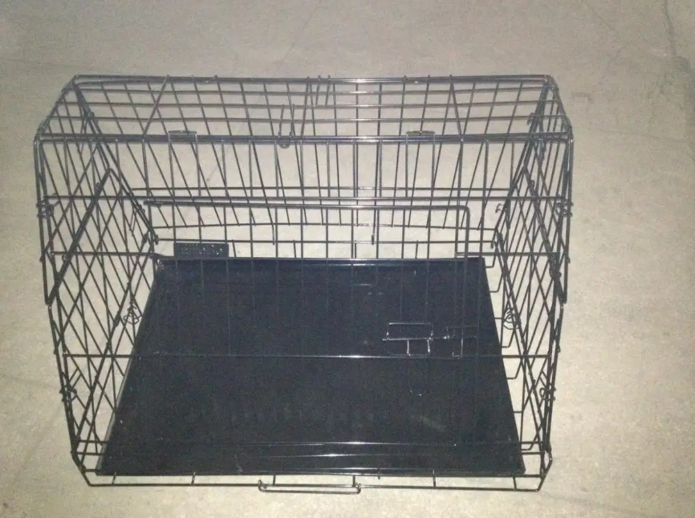 
Large 36 Inch Foldable Breeder Puppy Kitten Rabbit Training Cage With Bottom Wire Grid Mesh Floor 