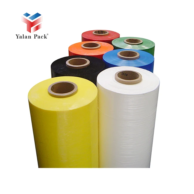 50kg Custom Size Color Industrial Packaging Wrap Film Jumbo Roll Machine Soft And Durable Stretch Film
