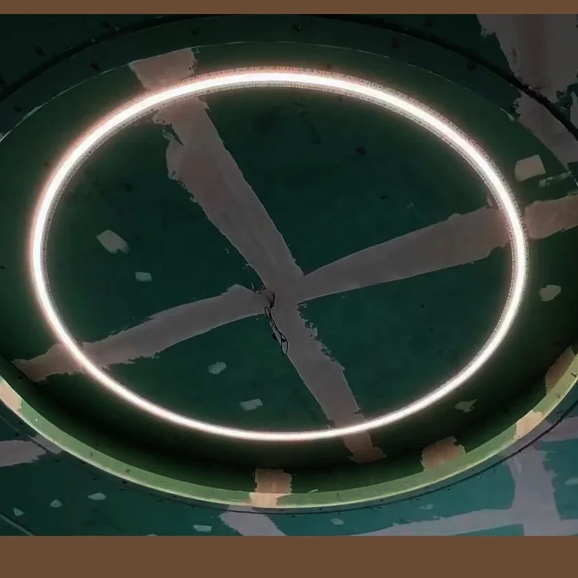 T-образный утопленный в штукатурке алюминиевый экструзионный гибкий профиль для офисного декоративного