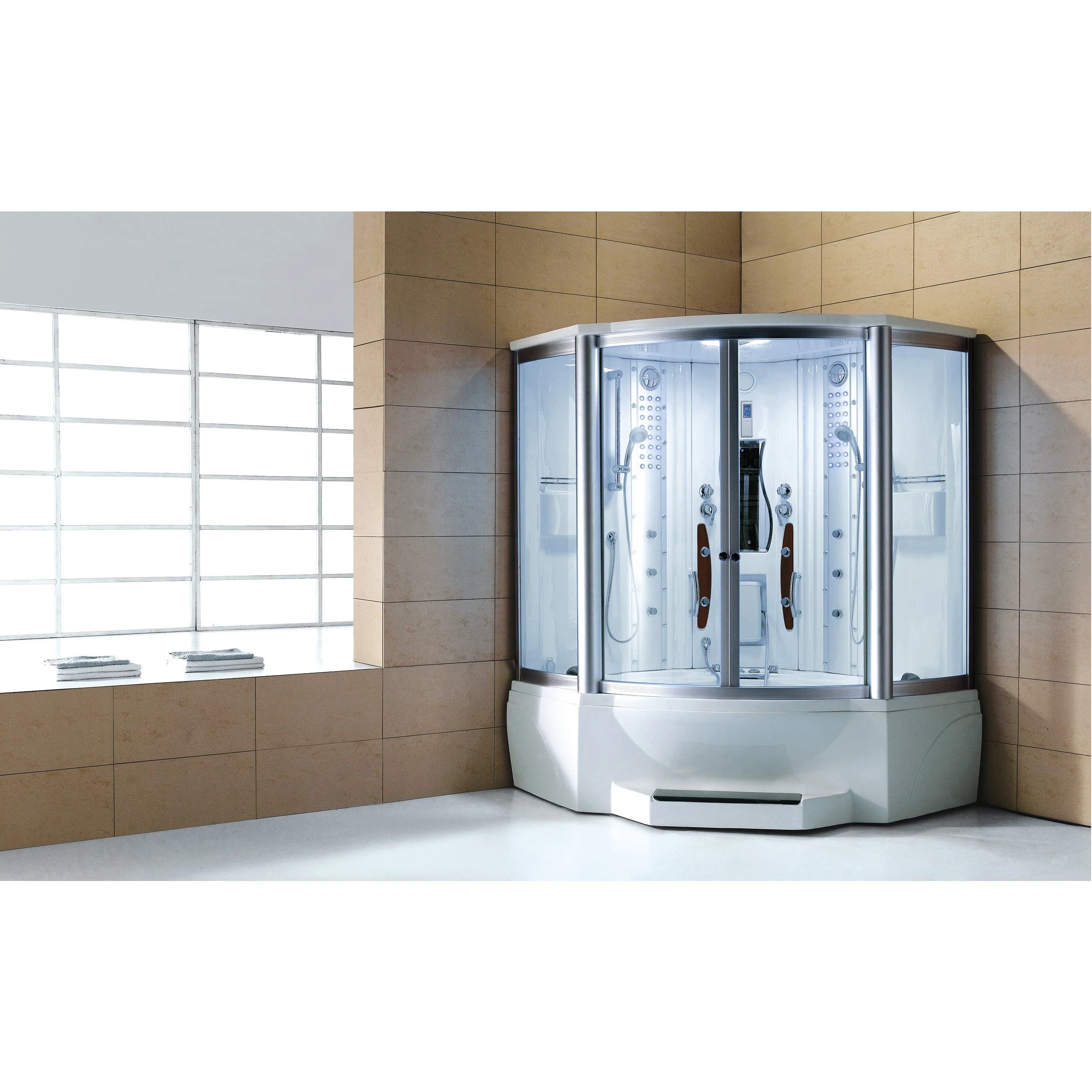 modern style steam shower room;luxurious designed steam room;steam and foot massage shower room modern shower WS-608A
